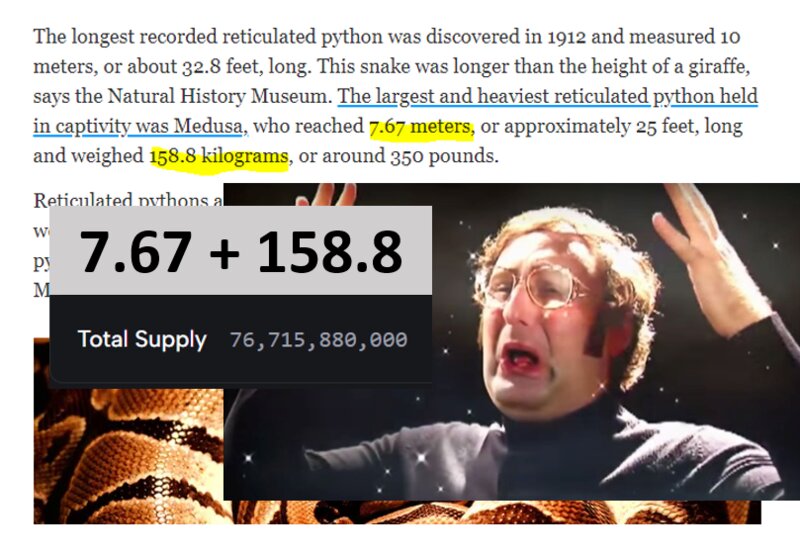 $SNEK Supply Mystery Revealed