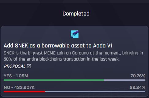 Snek Is Added As Borrowable Asset On Lenfi