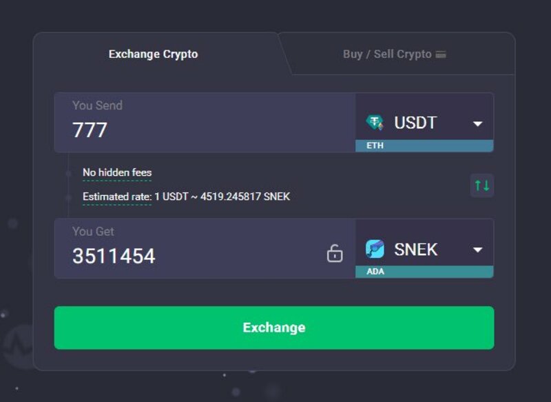 Snek Is Live On ChangeNOW