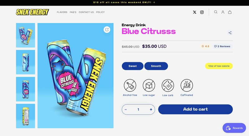 Snek Energy New Website