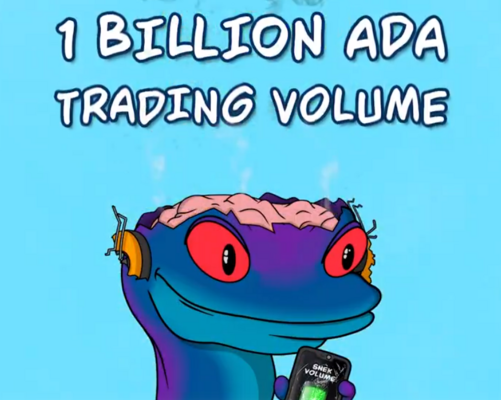 Milestone Achieved: 1B ADA/SNEK Volume!