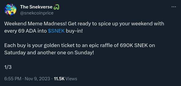 Weekend Fun: Snekverse 69 Contest!
