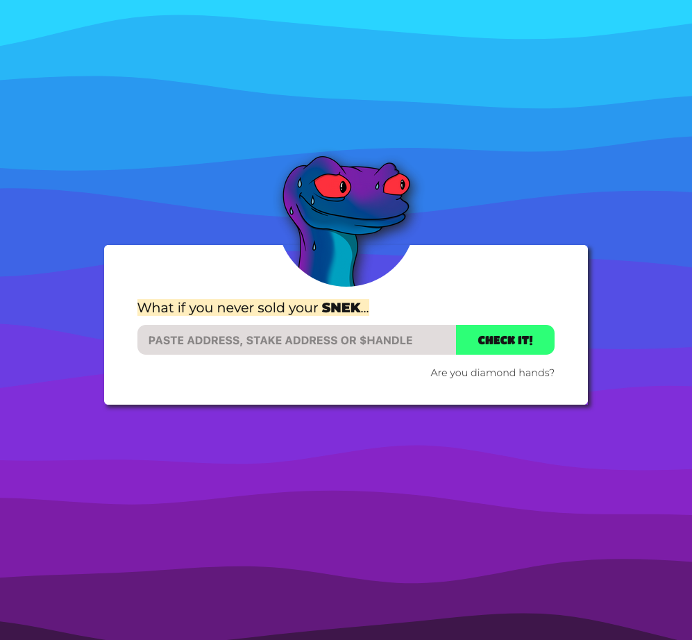 Snek Regret, a new community project